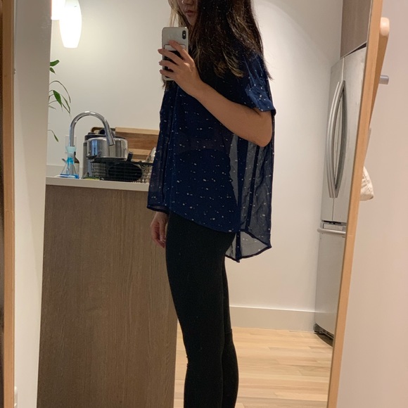 Navy blouse - Picture 3 of 3